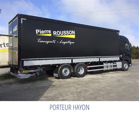 Porteur Hayon Transports Rousson Transport Routier De Marchandise