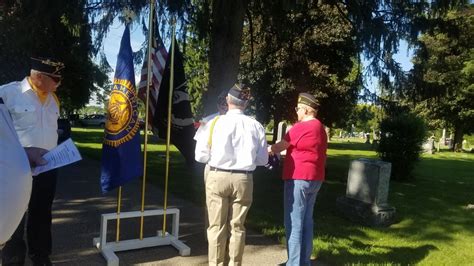 Flag Retirement Ceremony Oakridge Cemetery The American Legion