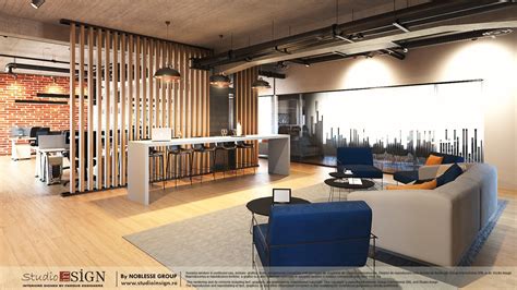 Digital Marketing Offices Modern Industrial Interior Design Studio