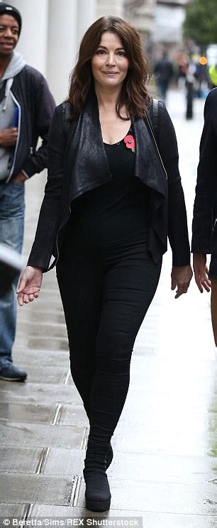 Nigella Lawson Steps Out In Flattering Slim Fitting Black