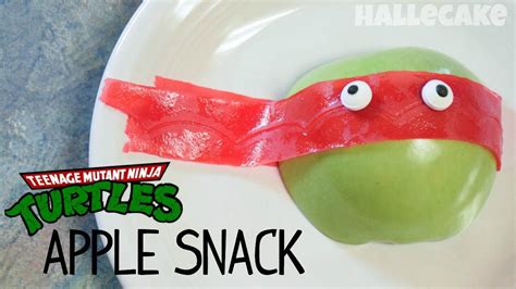 Make A Teenage Mutant Ninja Turtle Apple Snack Yummy Apple Snacks