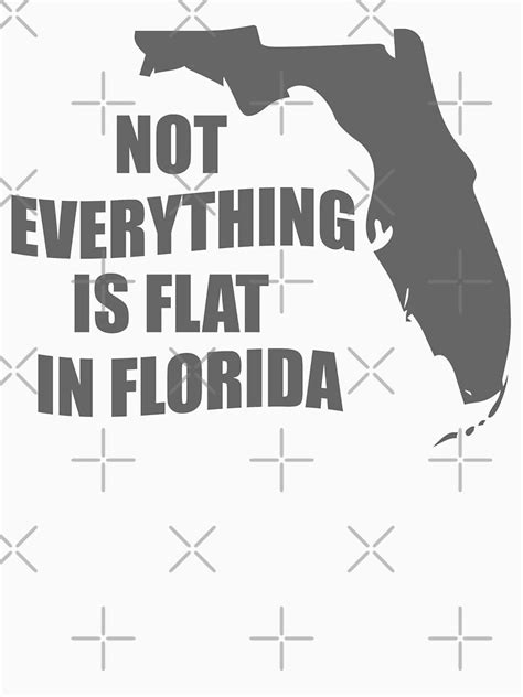 Not Everything Is Flat In Florida T Shirt For Sale By Goodtogotees
