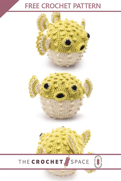 Peter Puffer Crochet Fish[FREE Crochet Pattern+Tutorials] The Crochet Space