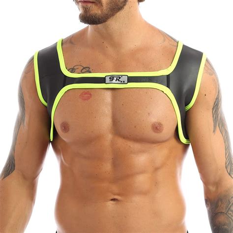 ACSUSS Men S Neoprene Custom Harness Shoulder Strap Muscles Protector