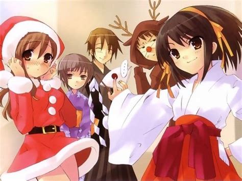 Haruhi By Fleya Anime Wallpaper 1920x1080 Anime Christmas Anime