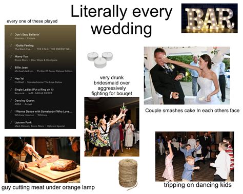 Literally Every Wedding Starter Pack Rstarterpacks Starter Packs