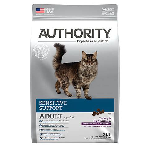 Show more posts from petsmart. Authority® Sensitive Support Adult Cat Food - Turkey ...