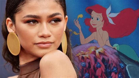 zendaya rumored to be ariel in disney s the little mermaid — how to be a redhead redhead makeup