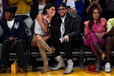 Kendall Jenner And Bad Bunny Sit Courtside At Lakers Playoff Game Amid Rumored Romance