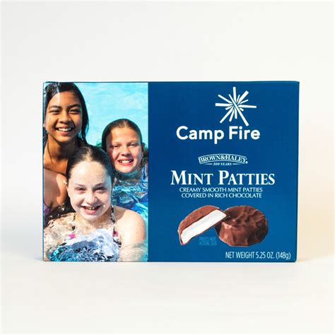 Creamy Smooth Mint Patties Camp Fire Central Puget Sound