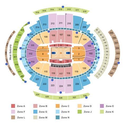 Madison Square Garden Seating Chart And Maps New York