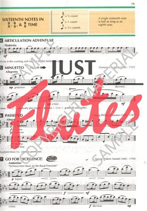 Bruce Pearson Standard Of Excellence Flute Book 3