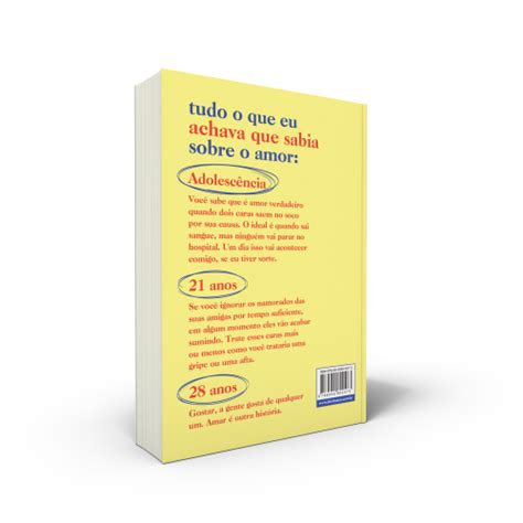 Livro Tudo O Que Eu Sei Sobre O Amor No Shoptime