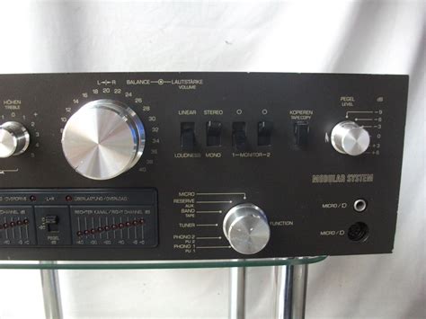 Großer Telefunken Ta 750 Verstärker Integrated Hifi Stereo Amplifier