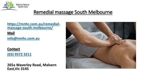 Ppt Know About The Art Of Remedial Massage South Melbourne Powerpoint Presentation Id11097356