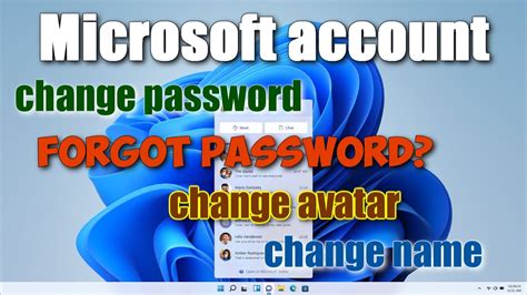 How To Change Your Microsoft Account Password Forgot Your Password