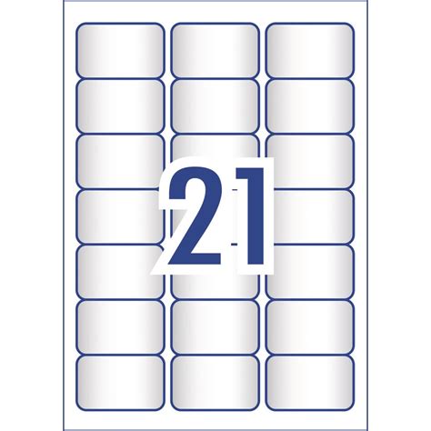 Choose from rectangular, square, round, cd/dvd, and unique label templates. NEW Avery Labels Mailing Labels Laser Clear 25 Sheets 21 ...