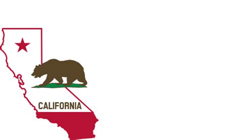 California Outline And Flag Solid Clipart I2clipart Royalty Free