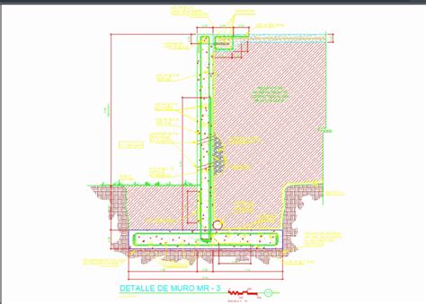 Cantilever Retaining Wall Autocad Drawing Tattooartistdesmoines