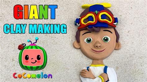 Giant Cocomelon Tomtom Clay Making Clay Toys 거대 코코멜론 클레이 만들기 Youtube