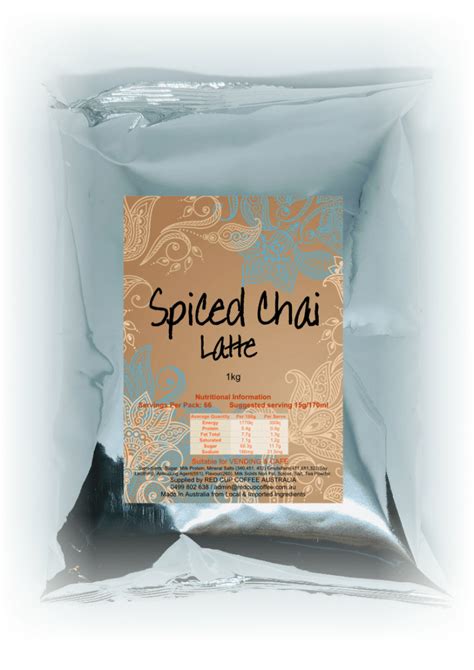 Spiced Chai Latte Powder 1kg Red Cup Coffee