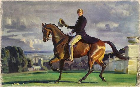 Gentleman Astride Bay Horse 1 Art Equine Munnings Horse Artwork