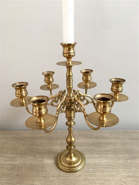 Lot Brass Candlesticks Candle Holders And Candelabra For 310