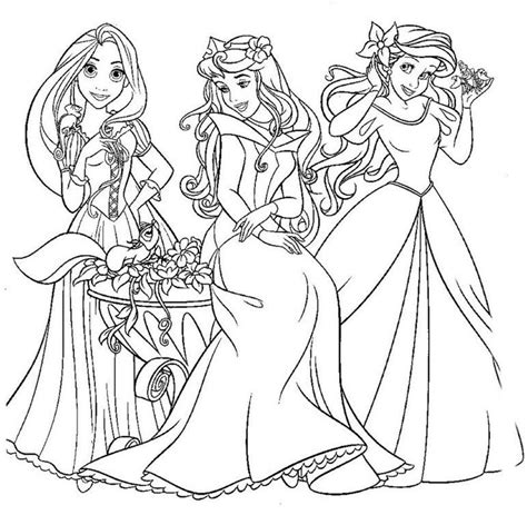 Dibujos De Princesas Disney Para Colorear E Imprimir Gratis Fcc