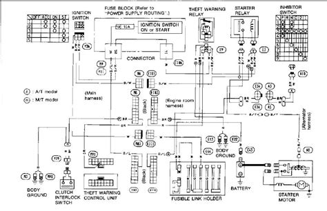 Red/yellow stereo antenna trigger wire: 1992 Nissan 300zx Wiring Harness | schematic and wiring diagram