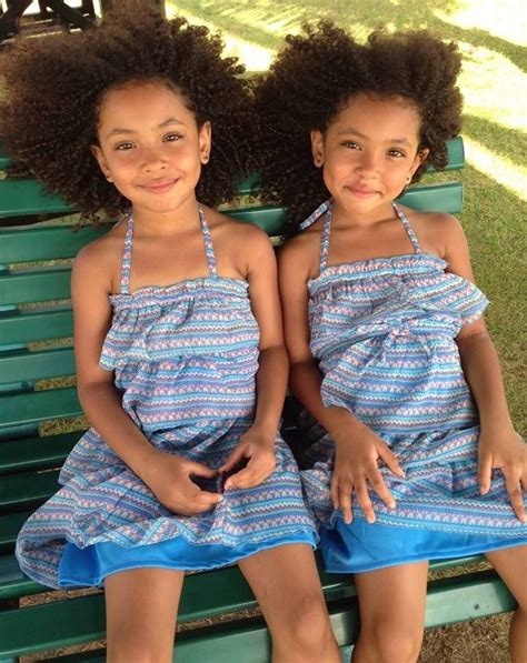Twin Actressesmodels Anais And Mirabelle Lee Natural Hair Styles