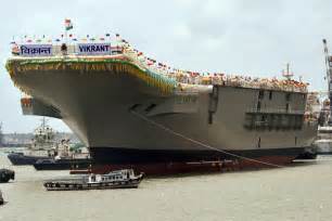 India Aircraft Carrier New Delhi Launches First Home Built Carrier