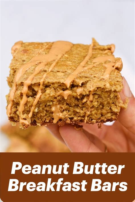 Peanut Butter Breakfast Bars Peanut Butter Breakfast Bar Peanut Butter Breakfast Breakfast