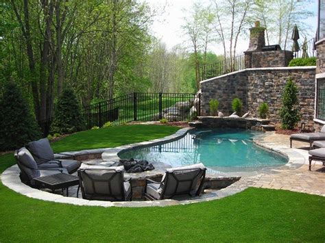 Pool And Fire Pit Swimming Pool Apex Landscape Grand Rapids Mii Like