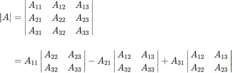 Write a program in c to calculate determinant of a 3 x 3 matrix. Determinant of a 3x3 matrix and example - SEMATH INFO