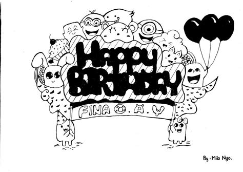 Doodle Happy Birthday To My Friend By Happy Birthday Greetings