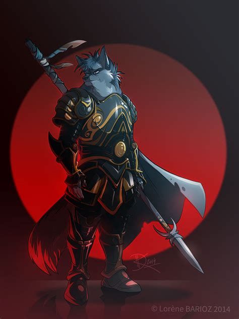 Anzel The Wolf Knight Commission By Dragibuz On Deviantart