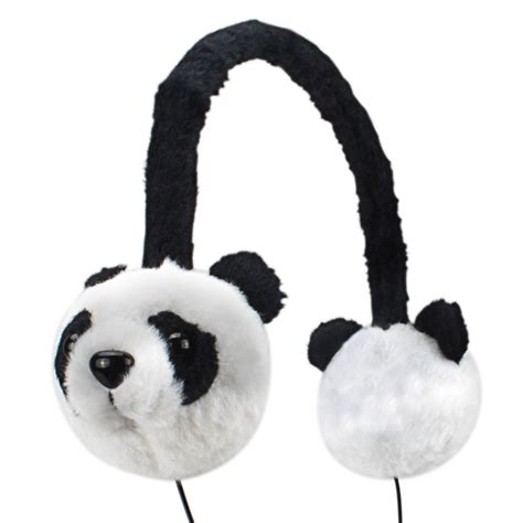 Cute And Cuddly Panda Headphones With Kids Safe Volume And Limiting