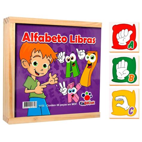Brinquedo Educativo Alfabeto De Libras Ciabri Em Promo O