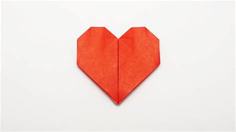 Easy Origami Heart Double Sided Jo Nakashima Valentines Day