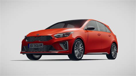 Kia Ceed Gt Line 2019 Buy Royalty Free 3d Model By Squir3d E39d592
