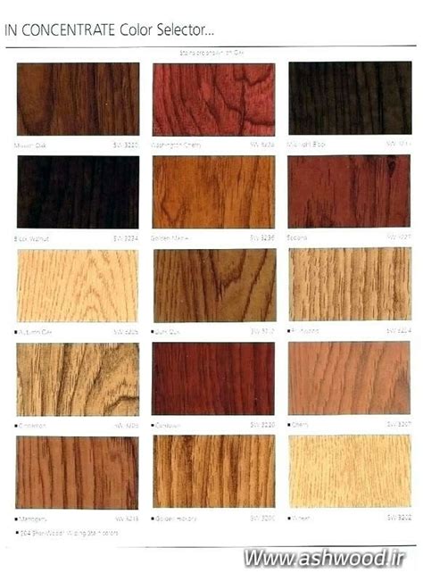 Cedar Wood Stain Color Chart
