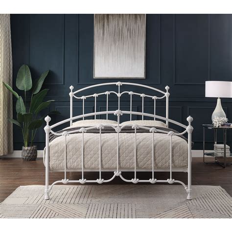 Handmade to your custom requirements and guaranteed to last a lifetime. STELLA White King Single Cast and Wrought Iron Bed