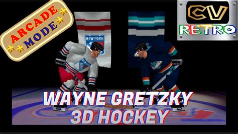 Wayne Gretzky 3d Hockey N64 Arcade Mode Youtube