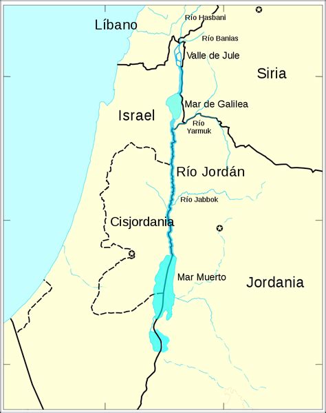 Israel Rio Jordan Mar De Galilea Jordan