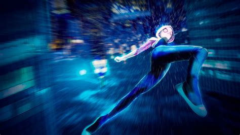 Gwen Stacy Spider Man Into The Spider Verse 4k Hd Superheroes 4k