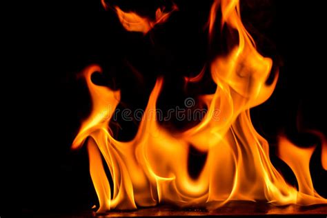 Beautiful Fire Flames Stock Image Image Of Heat Hell 89475255