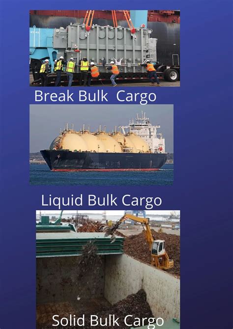 Types Of Bulk Cargo Break Bulk Solid Bulk Liquid Bulk