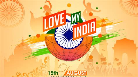Explore more on 15 august. 15th August Independence Day Love My India 5K Photo | HD ...