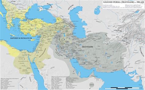 Sassanid Empire Map In 2023 Map Historical Sassanid