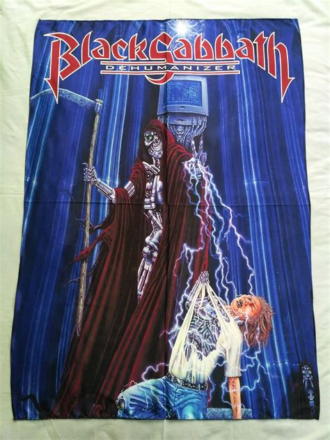 Black Sabbath Dehumanizer Flag Cloth Poster Banner Heavy Metal Nwobhm